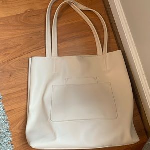 Large blush colored purse